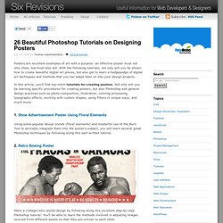 26 Beautiful Photoshop Tutorials on Designing Posters