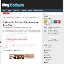 75 Beautiful Free Social Bookmarking Icon Sets