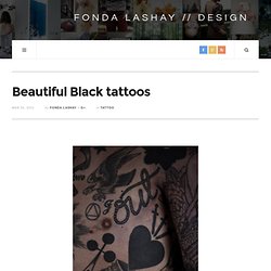 Beautiful Black tattoos