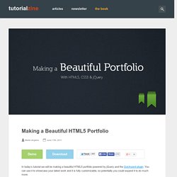Making a Beautiful HTML5 Portfolio