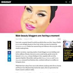 Male beauty bloggers are having a moment