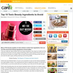 Top 10 Toxic Beauty Ingredients to Avoid