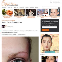 Beauty Tips for Sparkling Eyes