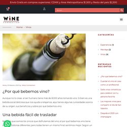 ¿Por qué bebemos vino? - Wine Connection