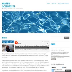 Water scientists