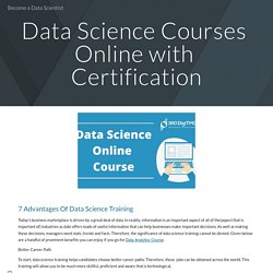 Become a Data Scientist