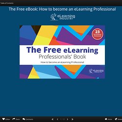 The Free eBook: How to become an eLearning Professional