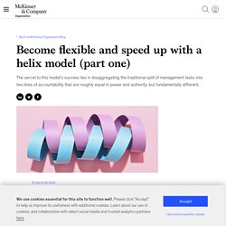 Become flexible and speed up with a helix model (part one)