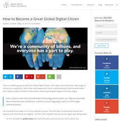 How to Become a Great Global Digital Citizen