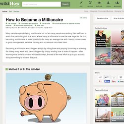 6 Ways to Become a Millionaire