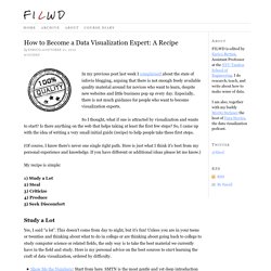 How to Become a Data Visualization Expert: A Recipe