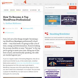 How to Become a Top WordPress Professional