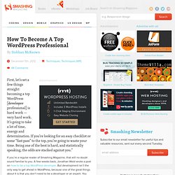 How to Become a Top WordPress Professional