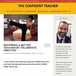 Becoming a Better Teacher by 'Deliberate Practice'