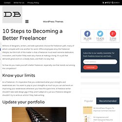 10 Steps to Becoming a Better Freelancer
