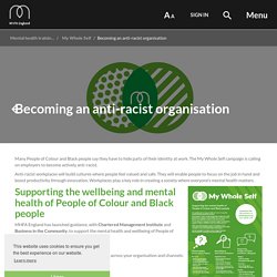 Becoming an anti-racist organisation · MHFA England
