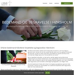 Bedemand og begravelse i Hørsholm