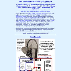 John Bedini Simplified School Girl basic plans