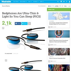 Bedphones Are Thin, Light So You Can Sleep
