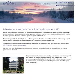 2 Bedroom Apartment for Rent in Fairbanks, AK
