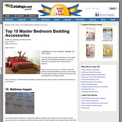 Top 10 Master Bedroom Bedding Accessories