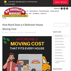 How Much Does a 4 Bedroom House Moving Cost