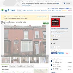 4 bedroom terraced house for sale in Rider Road, Leeds, LS6