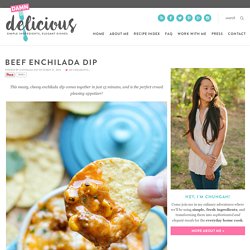 Beef Enchilada Dip