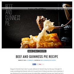 Beef and Guinness Pie Recipe
