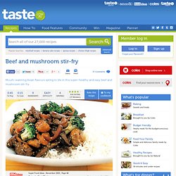 Beef And Mushroom Stir-fry Recipe