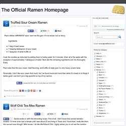 Official Ramen Homepage