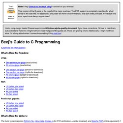 s Guide to C Programming