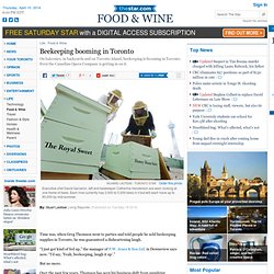 Beekeeping booming in Toronto
