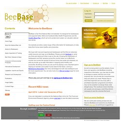 Beebase - Fera National Bee Unit