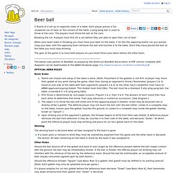 Beer ball Drinking Game - DrinkiWiki