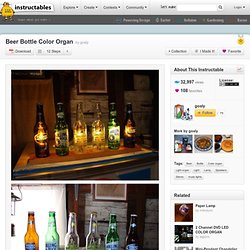 Beer Bottle Color Organ