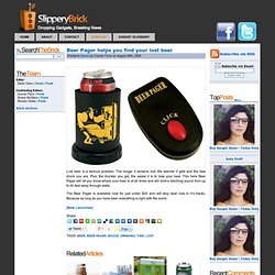 Beer Pager helps you find your lost beer