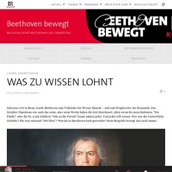 Ludwig van Beethoven: Was zu wissen lohnt