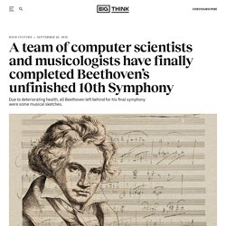 Beethoven's unfinished 10th Symphony is finally completed