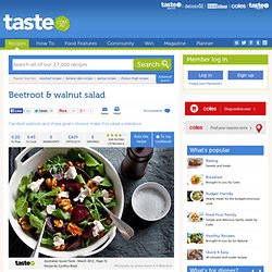 Beetroot & Walnut Salad Recipe