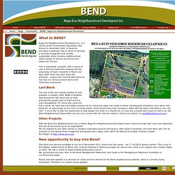 Bega: BEND - Bega Eco-Neighbourhood Developers