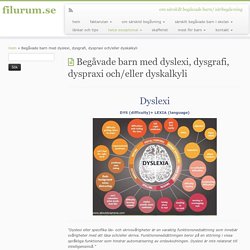 Begåvade barn med dyslexi, dysgrafi, dyspraxi och/eller dyskalkyli – filurum.se