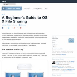 A Beginner's Guide to OS X File Sharing
