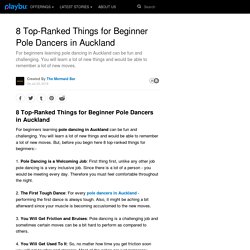 8 Top-Ranked Things for Beginner Pole Dancers in Auckland
