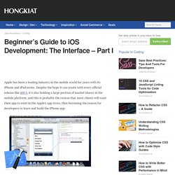 Beginner’s Guide to iOS Development: The Interface – Part I