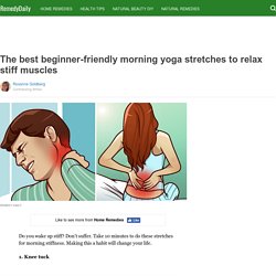 The best beginner-friendly morning yoga stretches to relax stiff muscles