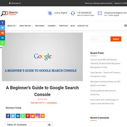 A Beginner’s Guide to Google Search Console