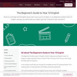 Beginner's Guide to Year 10 English