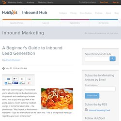 A Beginner's Guide to Inbound Lead Generation