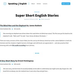 15 Short Stories for Beginner + Intermediate English Students
